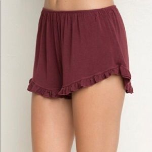Maroon Vodi Shorts